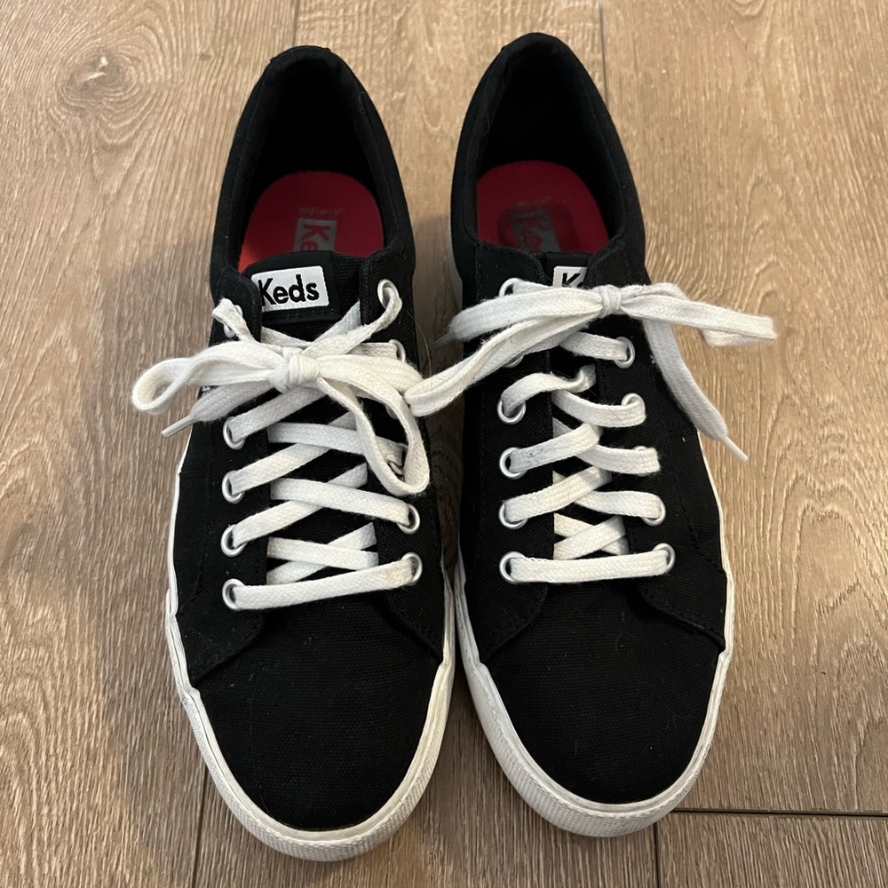 Black Keds - Women’s Sneakers
